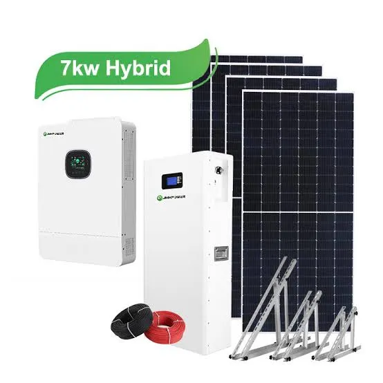 7kW Complete Solar System Package with Battery, Wiring & Solar Stand