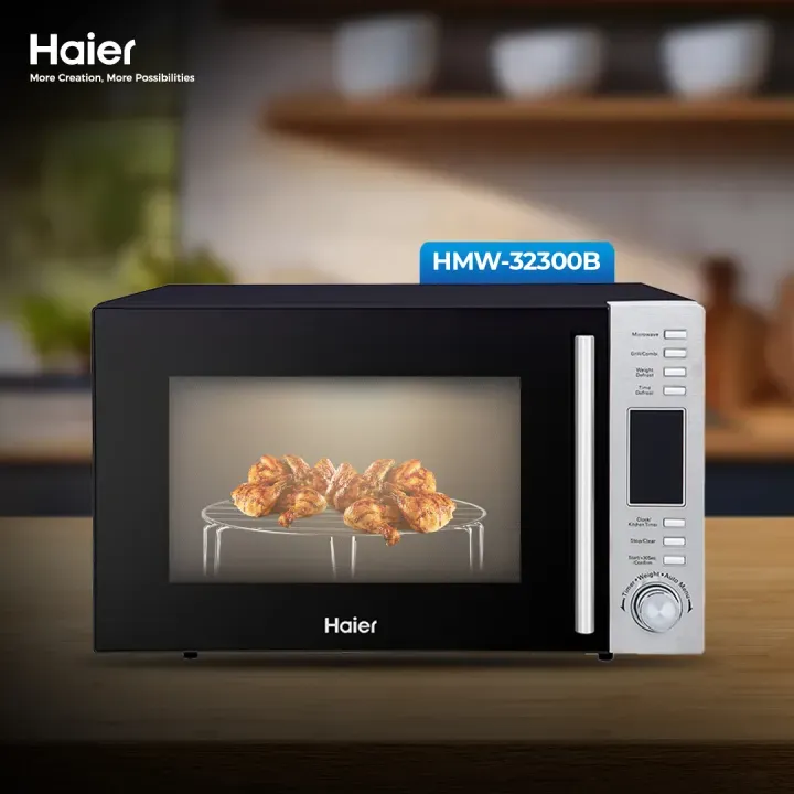 Haier HMW-32300B 32L Grill Microwave Oven